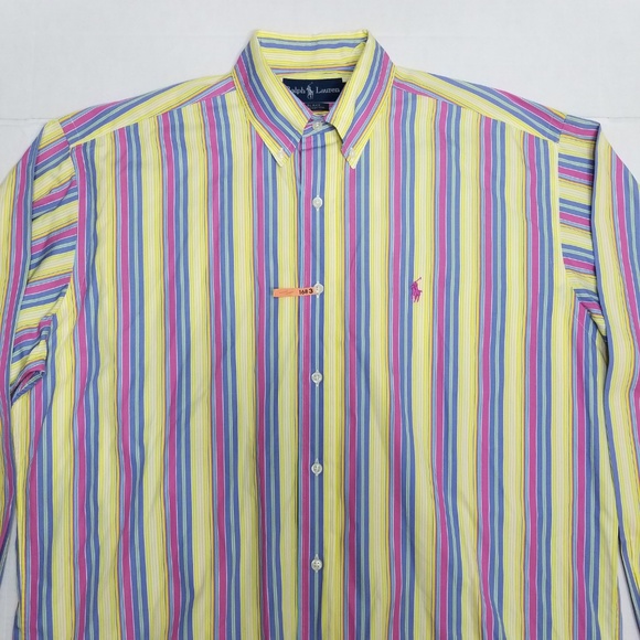 Ralph Lauren Blake multi color button down - Picture 2 of 8